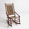 Wicker Rocking Chair With Magazine Holder (Photo 7 of 15)