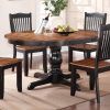 Rustic Brown Lorraine Pedestal Extending Dining Tables (Photo 9 of 25)