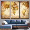 World Map Wall Art Canvas (Photo 3 of 15)