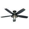 36 Inch Outdoor Ceiling Fans With Light Flush Mount (Photo 3 of 15)