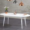 White High Gloss Oval Dining Tables (Photo 25 of 25)