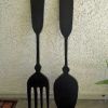 Big Spoon And Fork Decors (Photo 1 of 15)