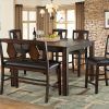 Biggs 5 Piece Counter Height Solid Wood Dining Sets (Set Of 5) (Photo 6 of 25)