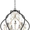 Four-Light Antique Silver Chandeliers (Photo 6 of 15)