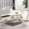 Cream Gloss Dining Tables And Chairs (Photo 9 of 25)