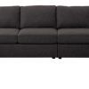 Element Left-Side Chaise Sectional Sofas In Dark Gray Linen And Walnut Legs (Photo 18 of 25)