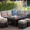 Patio Conversation Sets With Gas Fire Pit (Photo 5 of 15)