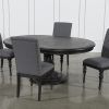 Caira Black 5 Piece Round Dining Sets With Upholstered Side Chairs (Photo 3 of 25)