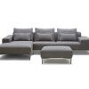 Noa Sectional Sofas With Ottoman Gray (Photo 20 of 25)