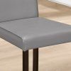 Grey Leather Dining Chairs (Photo 16 of 25)