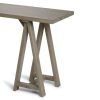 Smoke Gray Wood Console Tables (Photo 4 of 15)