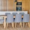 8 Seater Wood Contemporary Dining Tables With Extension Leaf (Photo 14 of 25)