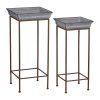 Iron Square Plant Stands (Photo 3 of 15)