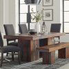 Jaxon 6 Piece Rectangle Dining Sets With Bench & Wood Chairs (Photo 15 of 25)