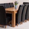 Oak Dining Tables And Leather Chairs (Photo 17 of 25)