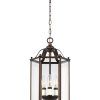 Lantern Chandeliers With Clear Glass (Photo 9 of 15)