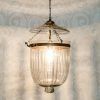 Lantern Chandeliers With Transparent Glass (Photo 4 of 15)