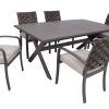 Laurent 7 Piece Rectangle Dining Sets With Wood And Host Chairs (Photo 6 of 25)