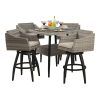 Patio Square Bar Dining Tables (Photo 13 of 25)