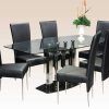 6 Seater Glass Dining Table Sets (Photo 9 of 25)