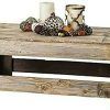 Rustic Espresso Wood Console Tables (Photo 5 of 15)