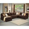3Pc Polyfiber Sectional Sofas With Nail Head Trim Blue/Gray (Photo 15 of 25)