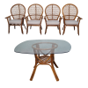 Wicker And Glass Dining Tables (Photo 7 of 25)