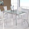White Glass Dining Tables And Chairs (Photo 4 of 25)
