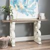 White Triangular Console Tables (Photo 2 of 15)