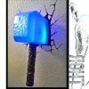 3D Wall Art Thor Hammer Night Light (Photo 7 of 15)
