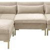 4Pc Alexis Sectional Sofas With Silver Metal Y-Legs (Photo 8 of 25)