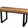 Acacia Dining Tables With Black Rocket-Legs (Photo 4 of 25)