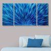 Abstract Metal Wall Art Painting (Photo 4 of 15)