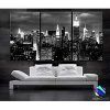 Black And White New York Canvas Wall Art (Photo 7 of 15)