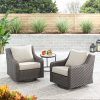 2 Piece Swivel Gliders With Patio Cover (Photo 2 of 15)