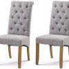 Button Back Dining Chairs (Photo 1 of 25)