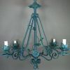 Turquoise Chandelier Crystals (Photo 10 of 15)