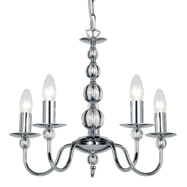 The 15 Best Collection of Chrome and Glass Chandelier