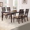 Laconia 7 Pieces Solid Wood Dining Sets (Set Of 7) (Photo 6 of 25)