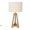 Rubberwood Standing Lamps (Photo 8 of 15)