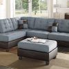 Molnar Upholstered Sectional Sofas Blue/Gray (Photo 16 of 25)