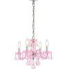Pink Royal Cut Crystals Chandeliers (Photo 5 of 15)