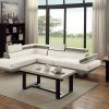 2Pc Connel Modern Chaise Sectional Sofas Black (Photo 17 of 25)