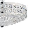Polished Chrome Three-Light Chandeliers With Clear Crystal (Photo 10 of 15)