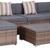 Outdoor Couch Cushions, Throw Pillows And Slat Coffee Table (Photo 11 of 15)