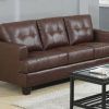 Bonded Leather All In One Sectional Sofas With Ottoman And 2 Pillows Brown (Photo 11 of 25)