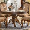 Vintage Brown Round Dining Tables (Photo 11 of 15)