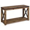 Wood Rectangular Console Tables (Photo 5 of 15)