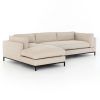 2Pc Burland Contemporary Sectional Sofas Charcoal (Photo 17 of 25)