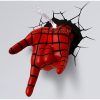 3D Wall Art Night Light Spiderman Hand (Photo 3 of 15)